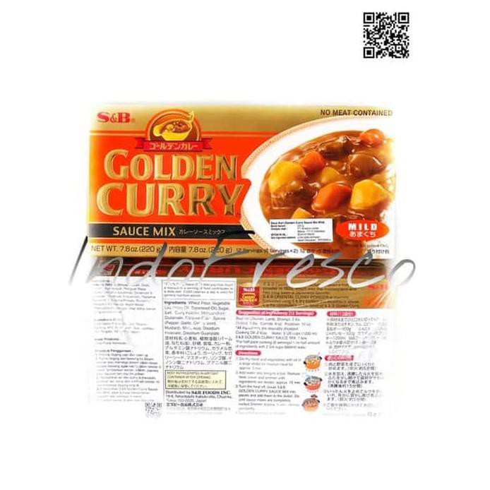 

SNB GOLDEN CURRY SAUCE MIX- BUMBU SAUS KARI 220G - HOT