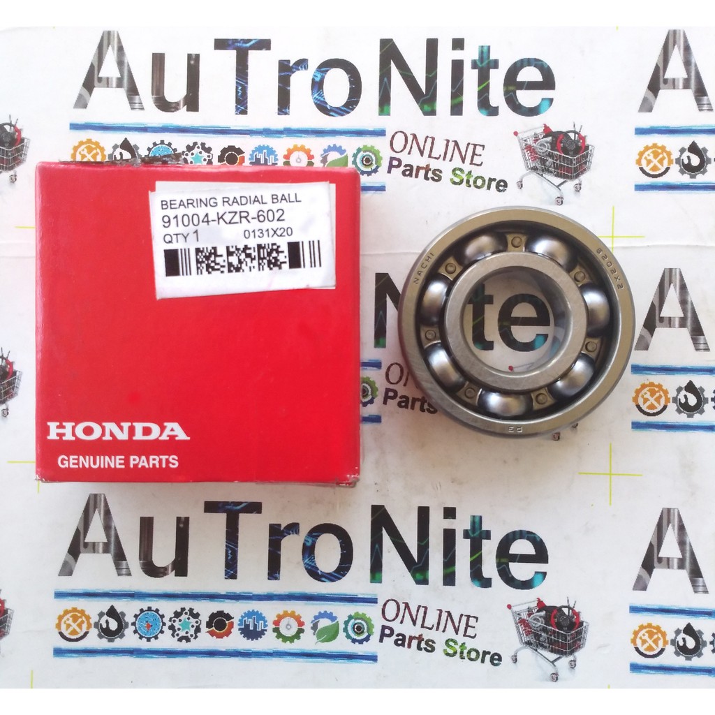 Bearing Radial Ball Laher As Roda Belakang 6202 91004-KZR-602 Ori Honda Air Blade Vario PCX SH 125 A