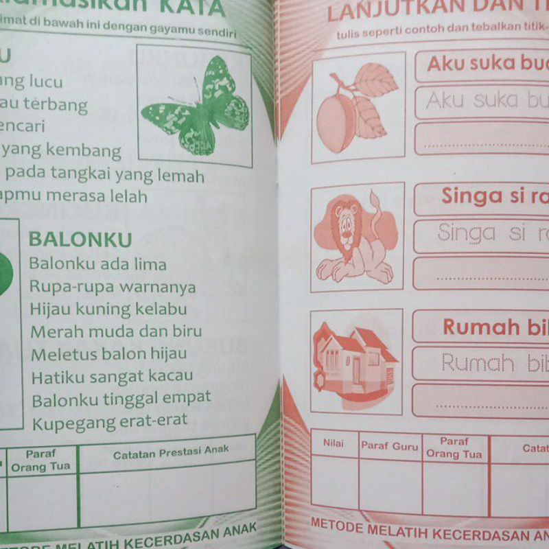 Buku Paud Metode Praktis Melatih Kecerdasan anak