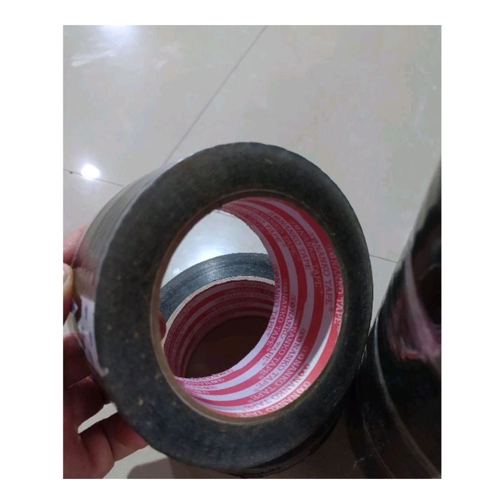 (200gr) LAKBAN ISOLASI CURAH PRINTING MERK RANDOM 100 YARD