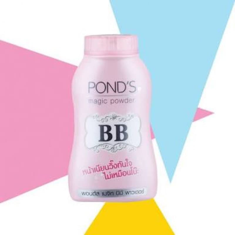 Bedak Tabur BB PONDS MAGIC POWDER BB pink Bedak BB