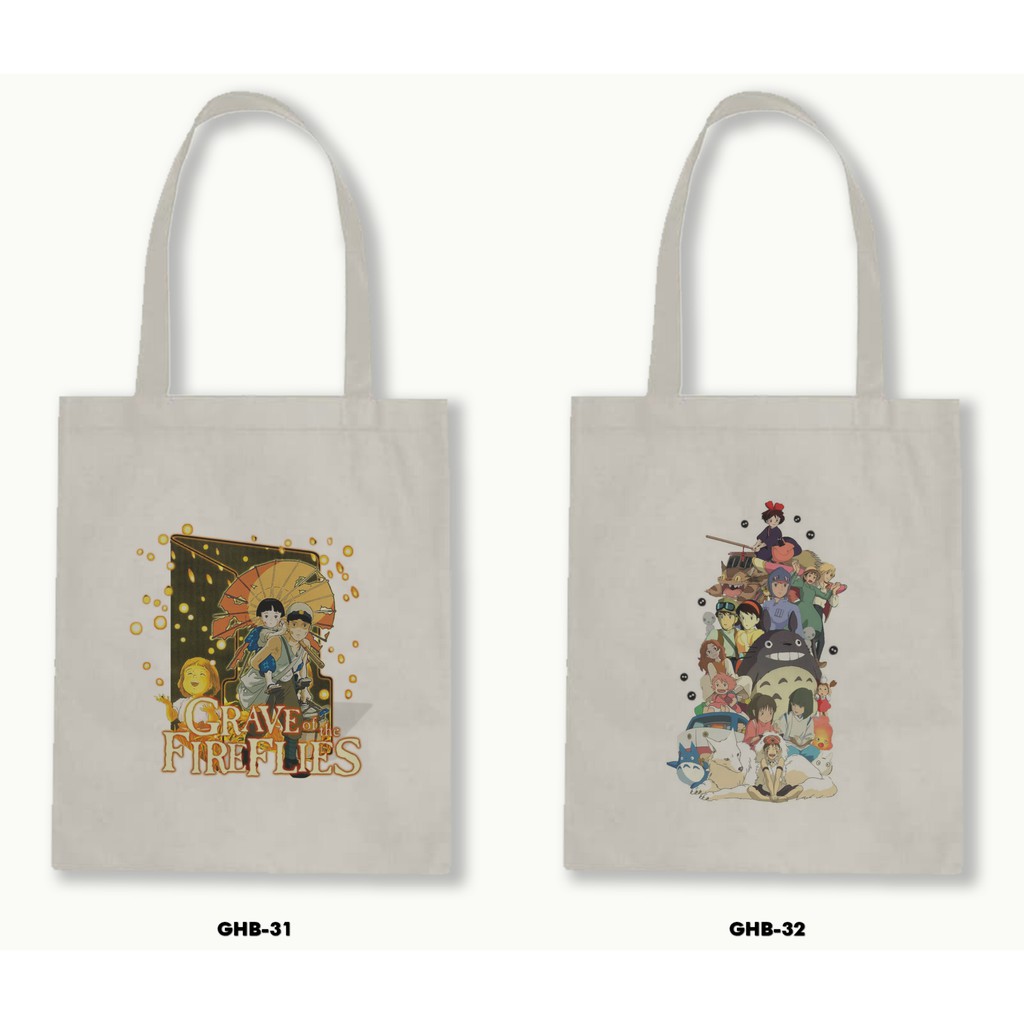 TOTE BAG BLACU - STUDIO GHIBLI .03