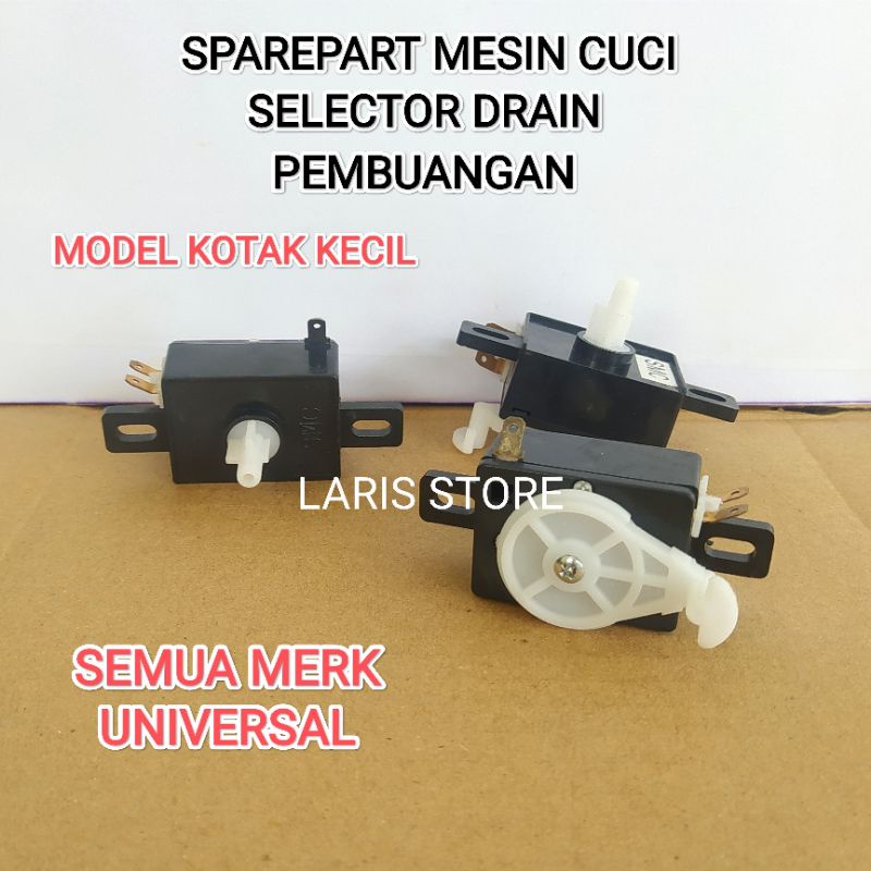 SELECTOR MESIN CUCI PEMBUANGAN MODEL KOTAK KECIL / SELEKTOR DRAIN MESIN CUCI SEMUA MERK UNIVERSAL