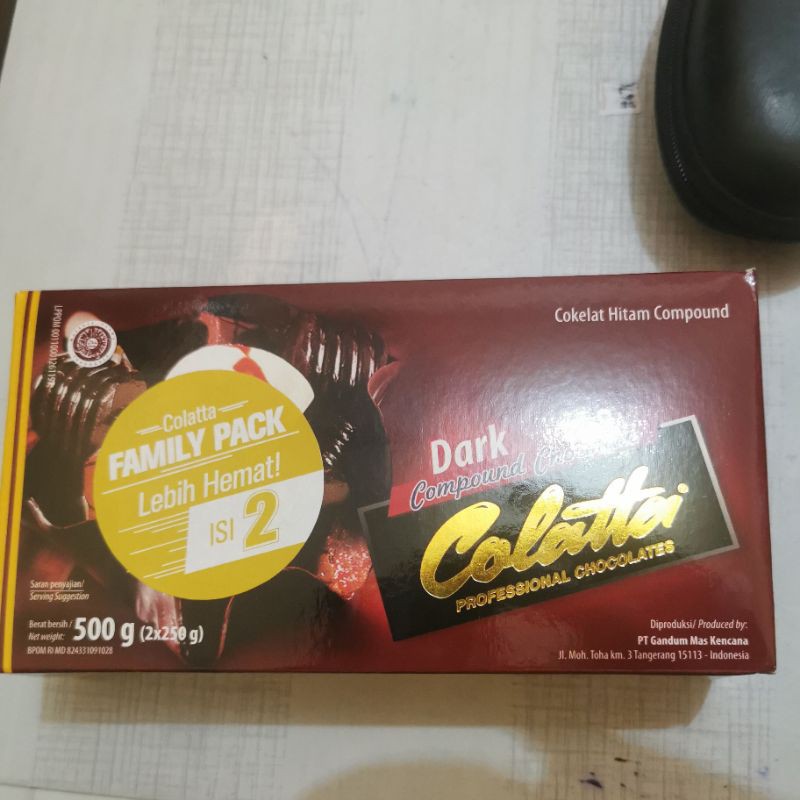 

COKLAT BATANG merek Collata Dark Duo 500gr