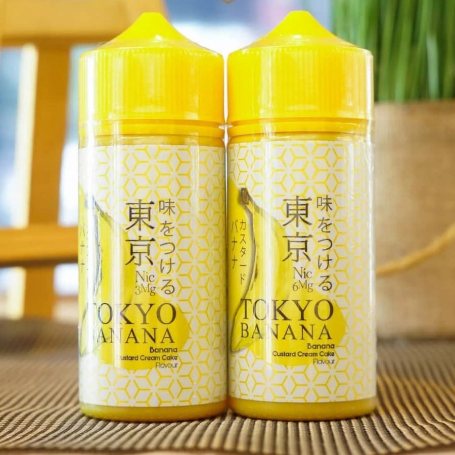 Tokyo Banana Classic 100ML 3&amp;6&amp;9Mg By Vapezoo Berpita Cukai