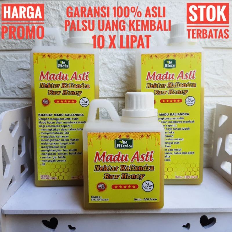 [[500 gram ]] Madu sarang Madu Multiflora Madu randu Madu kaliandra Madu hitam pahit Madu bawang lanang MADU SARANG MADU MURNI HONEYCOMB MADU RICIS madu mentah