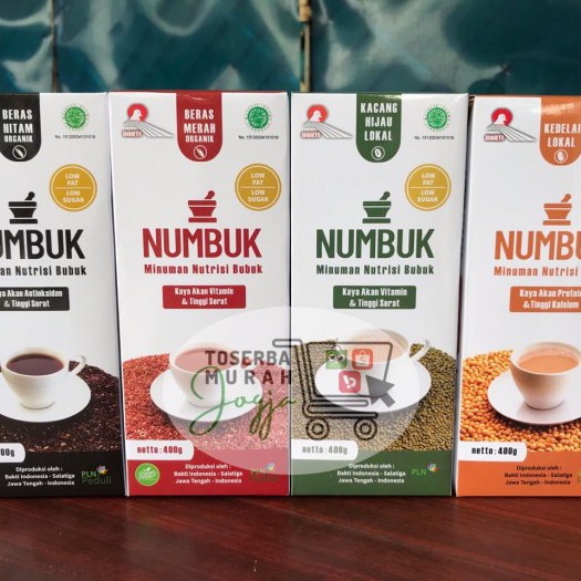 

SOLUSI SEHAT NUMBUK MINUMAN NUTRISI BUBUK LOW FAT LOW SUGAR 400 GRAM - BERAS HITAM ORG (BERKUALITAS)