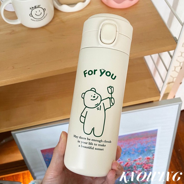 TUMBLER STAINLESS CUTE KOREA STYLE CUTE TAHAN DINGIN PANAS