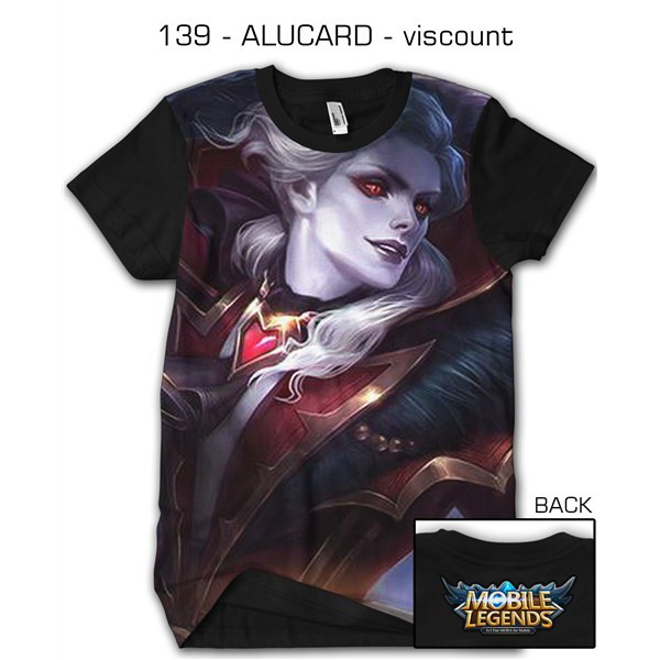 baju kaos mobile legend mlbb ALUCARD VISCOUNT 139