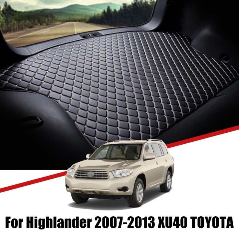 Matras Bagasi Mobil Bahan Kulit Premium Untuk Toyota Highlander 2007-2013