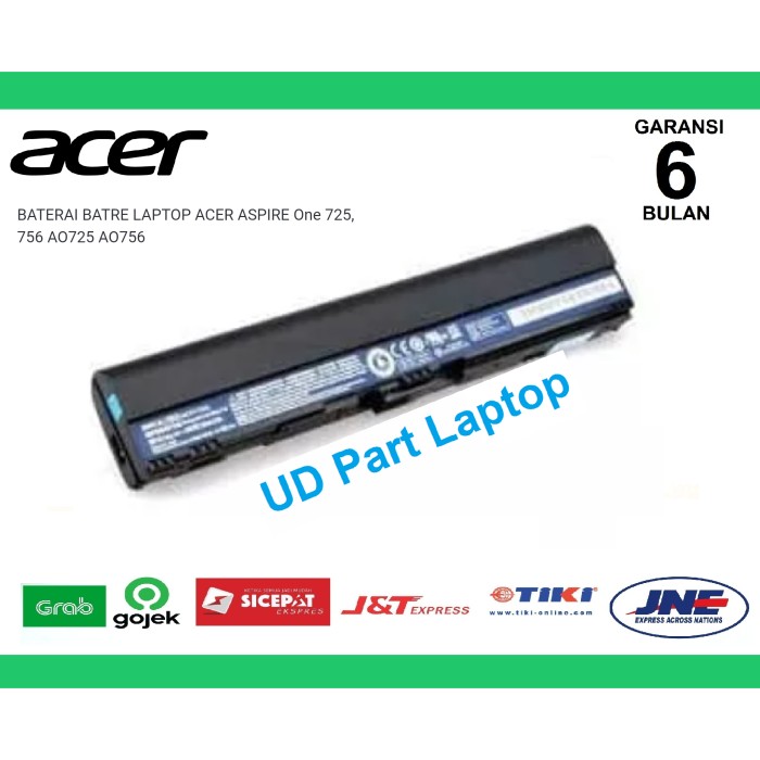 BATERAI BATRE LAPTOP ACER ASPIRE One 725, 756 AO725 AO756