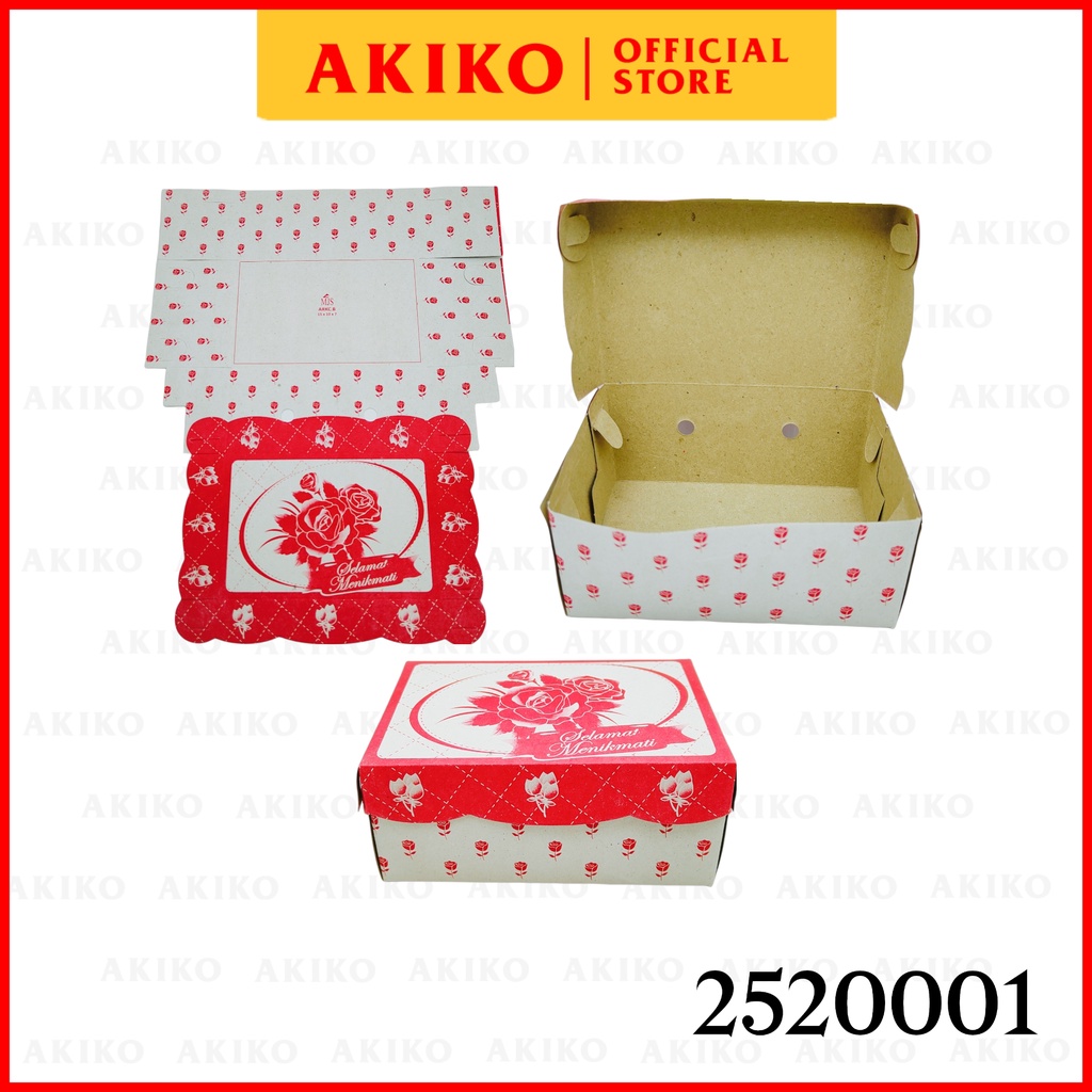 

Box Kue Arkc-B Merah 15x10x7