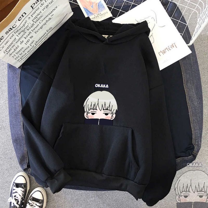 HOODIE ANIME PREMIUM JUJUTSU KAISEN / INUMAKI TOGE  CHIBI OKAKA