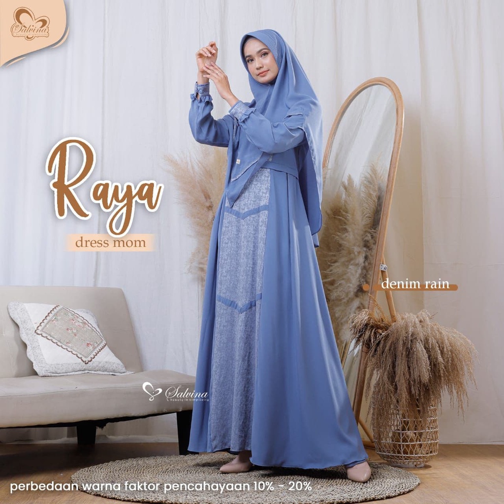 Raya Series Denim Mom by Salvina Hijab
