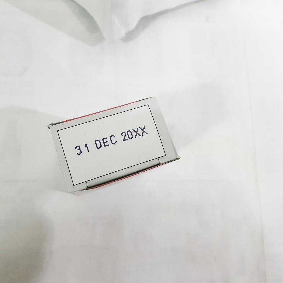 

[KODE PRODUK A8A9M9859] paket stempel tanggal kadaluarsa / expired date exp dated / kode tanda cap tgl di bon kwitansi