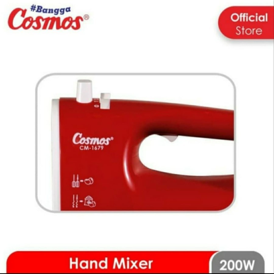 Cosmos CM1679 Hand Mixer Turbo CM-1679 Mixer CM 1679 Mixer Tangan