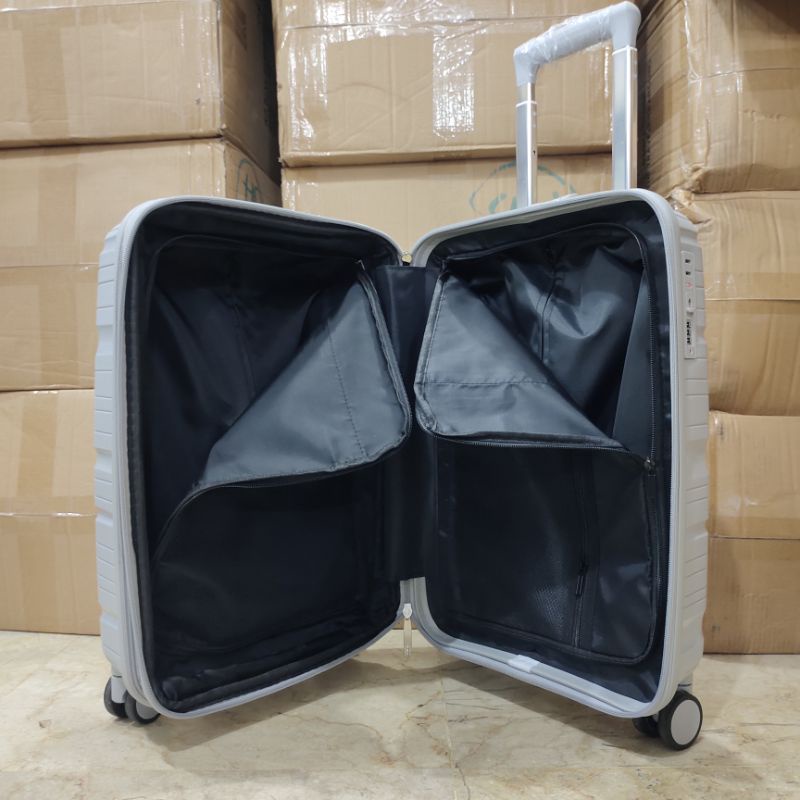 Koper Roaming Sleting EXPANDING sudah TSA standar internasional cabin size 20 inch