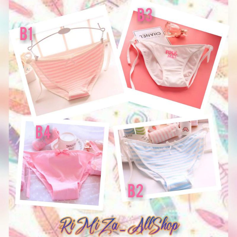 CELANA DALAM MODEL BIKINI LUCU/ CELANA DALAM TALI WANITA