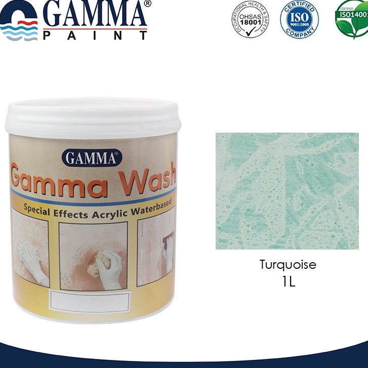 Gamma Wash - TURQOISE - Cat wash Motif Spesial Efek