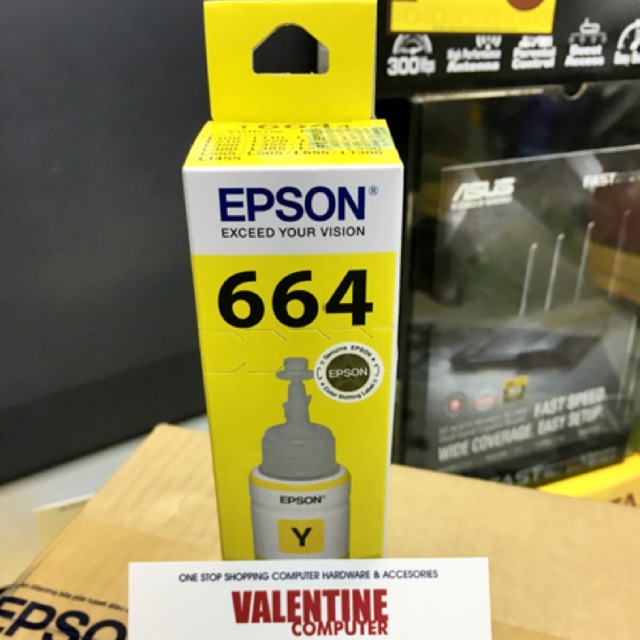 Tinta Epson T664 Yellow L100, L110, L120, L200, L210, L220