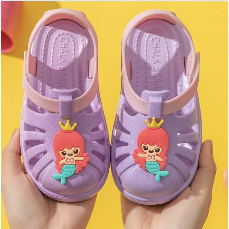 HappyOliver SEORA SANDAL anak Sandal slop anak laki perempuan cewek import