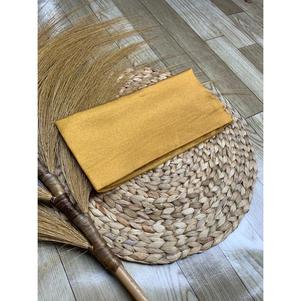 Selendang organza/senteng warna cantik cantik banget-Gold