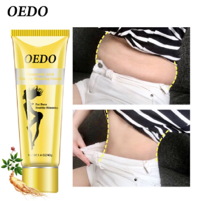 Cream Pelangsing Hyaluronic Acid Pembakar Lemak &amp; Ginseng 40g Oedo Slimming