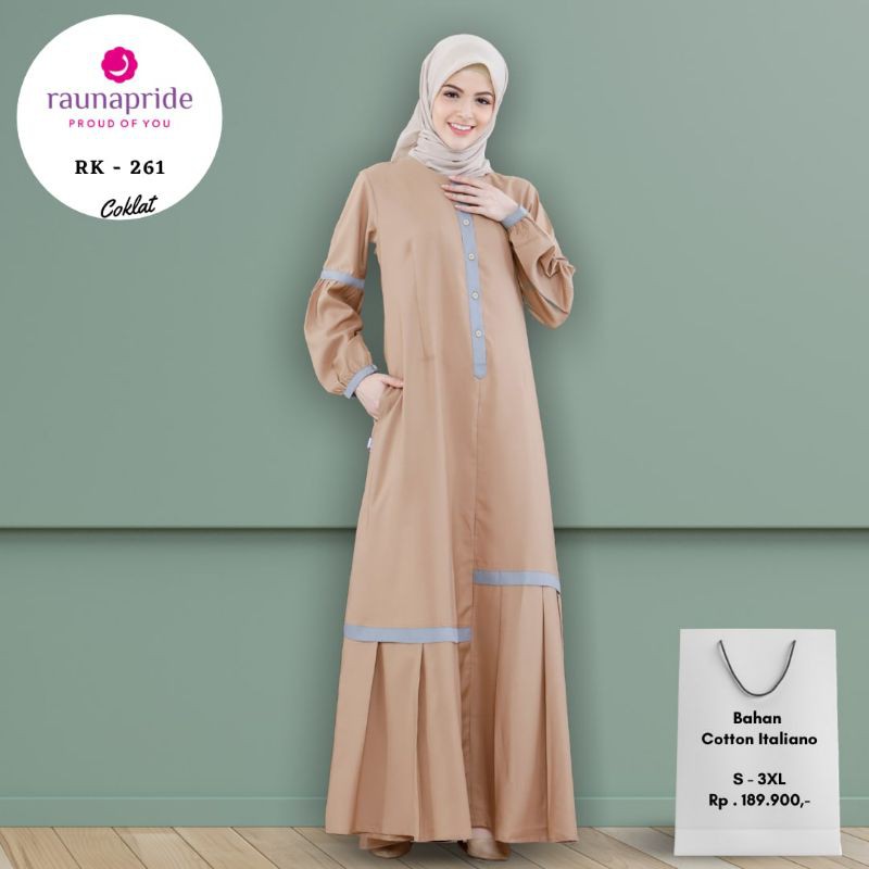 BISA COD - GAMIS RAUNA RK 261 RK 262 RK 263 RK 264 RK 265 RK 266 RK 267