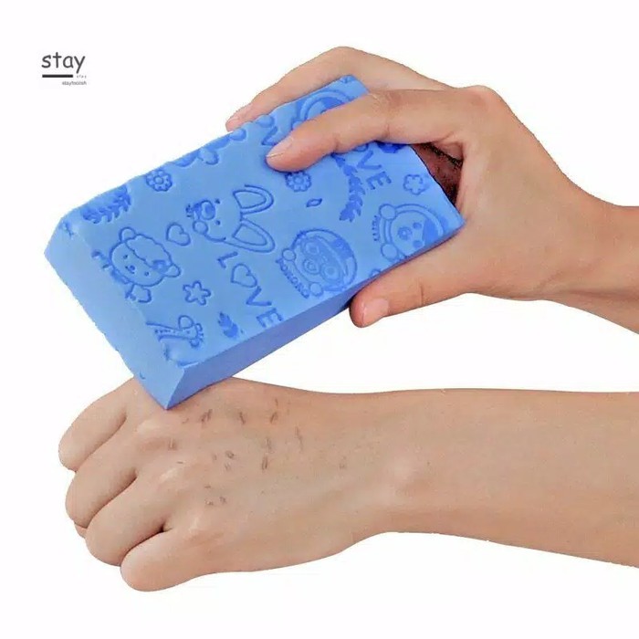 SPON SPONS SPONGE MANDI PENGANGKAT DAKI [import]