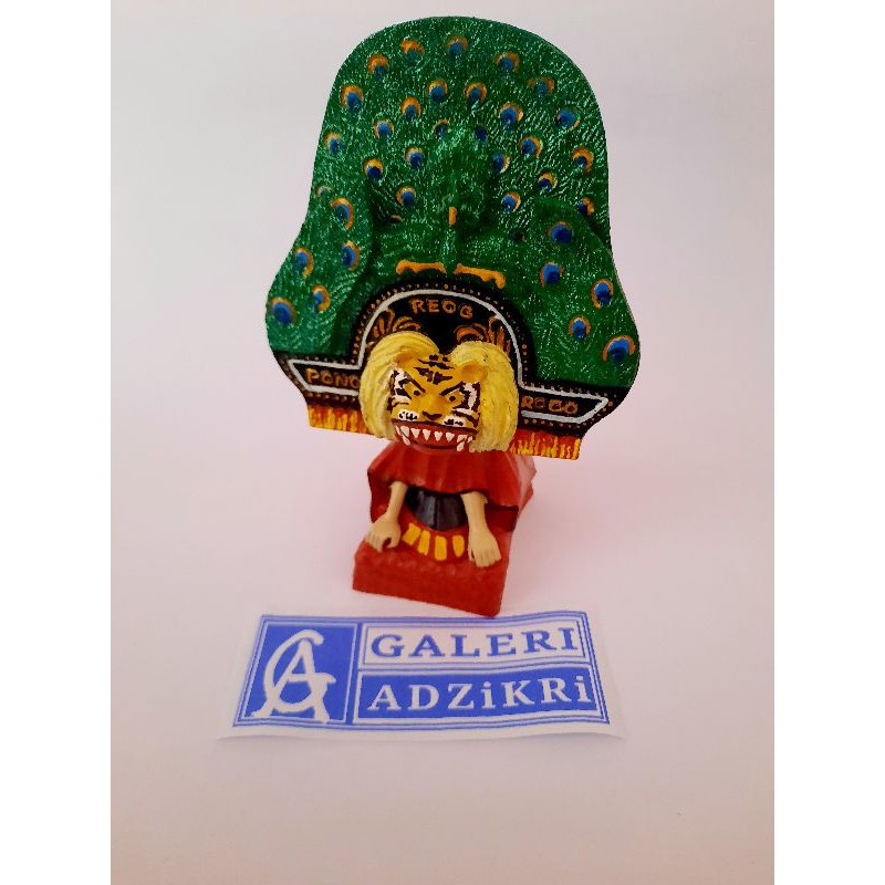 Miniatur barongan reog ponorogo/patung reog ponorogo/Hiasan reog /Patung murah gratis ongkir