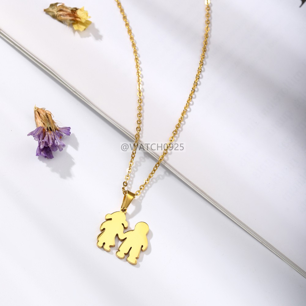 【CELEB】Simple  Pendants Necklaces Women Man Charm Collar Jewelry Korean Design Romantic Choker S79