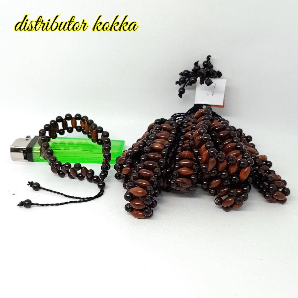 ( SUPER MURAH ) Harga grosir 10 pcs gelang Kokka kaukah rel oval halat bulat kombinasi