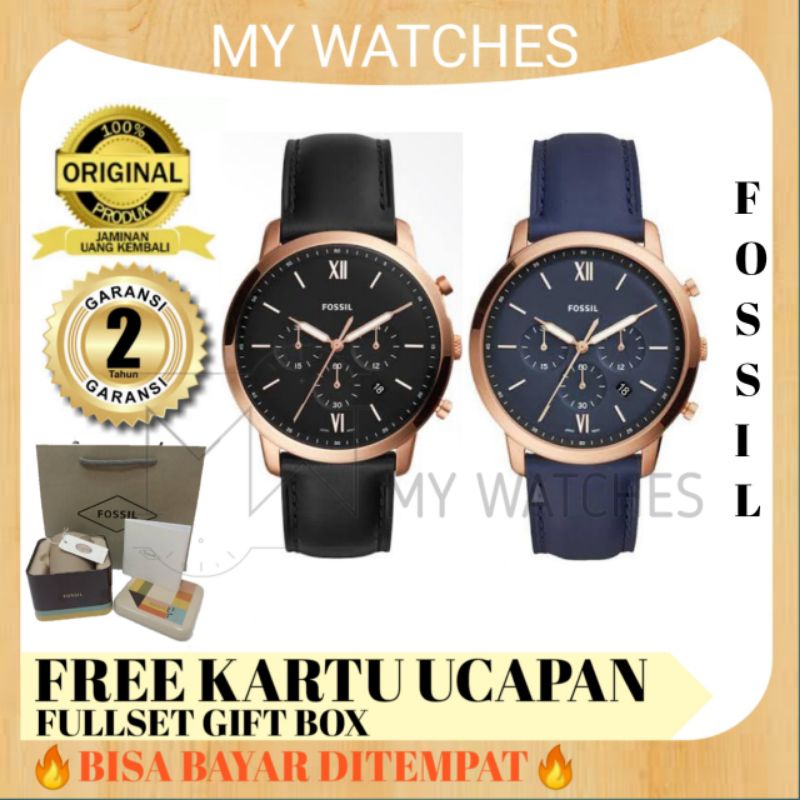 Jam Tangan Pria Original Neutra Chronograph Fs5381 Fs5454