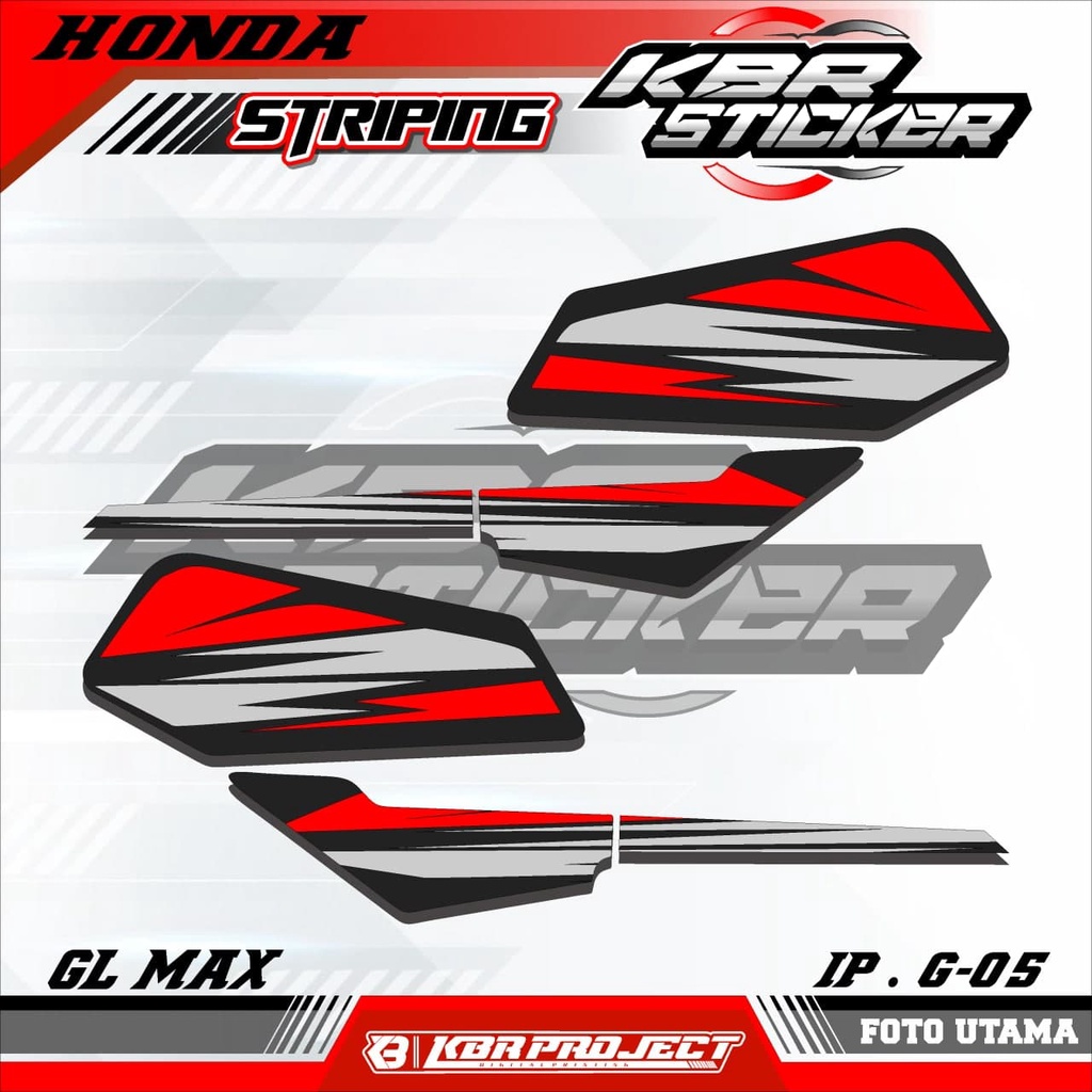(COD) STICKER STRIPING GL MAX -  STICKER STRIPING MOTOR GL MAX.05