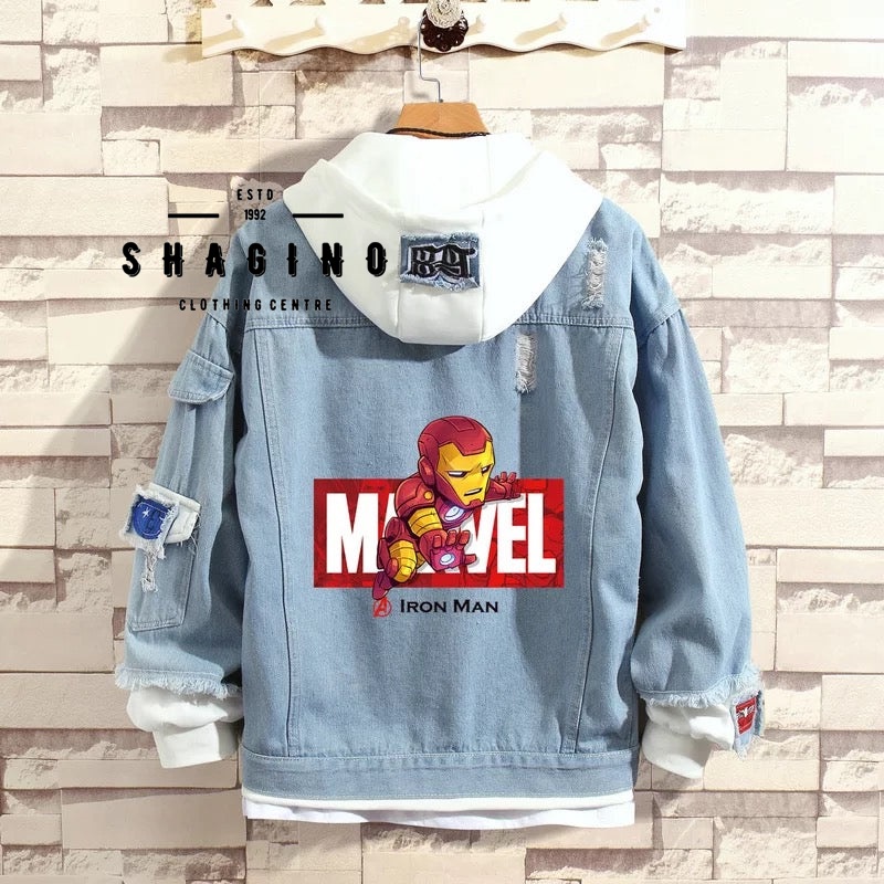 Shagino | Jaket Jeans Oversize / Jaket Jeans Oversize Sobek / Jaket Jeans Oversize Bordir / Jaket Je