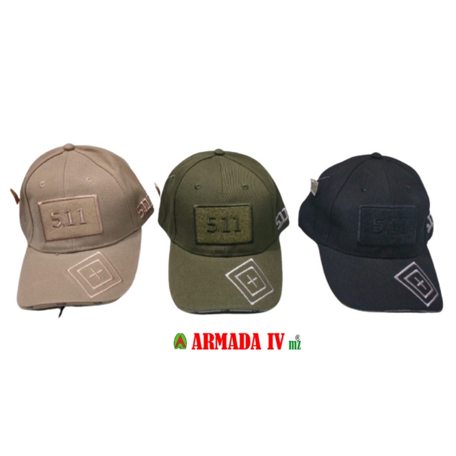 Topi 511 Tactical Rekat Halus Bahan Kain