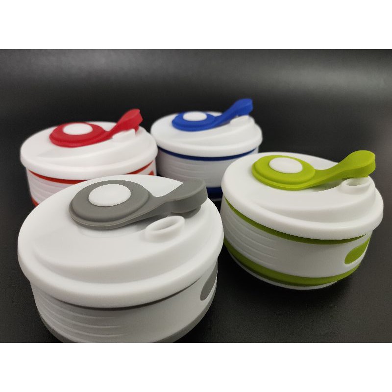 Gelas minuman lipat | mug lipat bahan karet | portable foldable cup 350ml