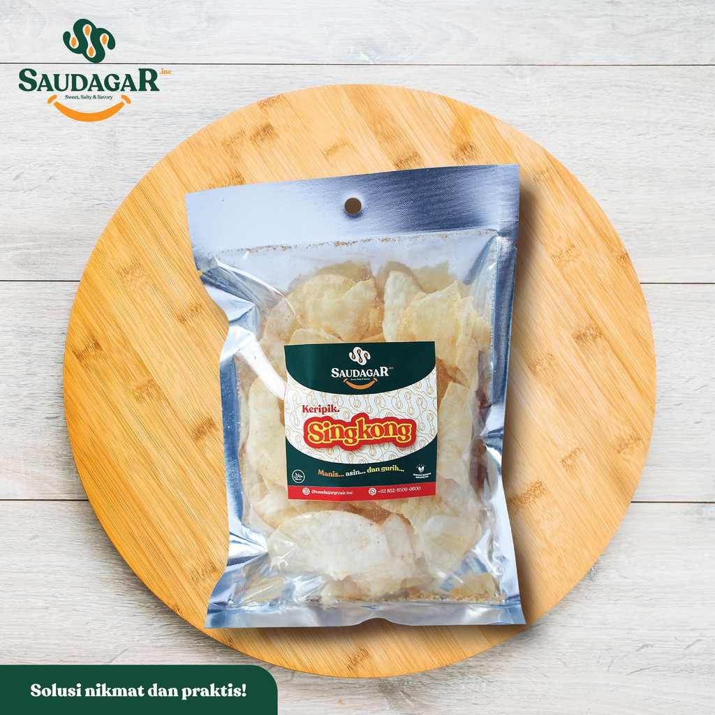 

Saudagar Keripik Singkong Original 100Gram - Keripik Singkong TERMURAH Dijamin RENYAH dan GURIH