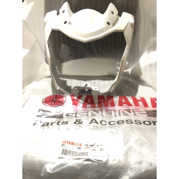 Body Cowling Batok Lampu Depan Putih Vixion New NVL 2013 2014 Original Yamaha Genuine Parts Asli