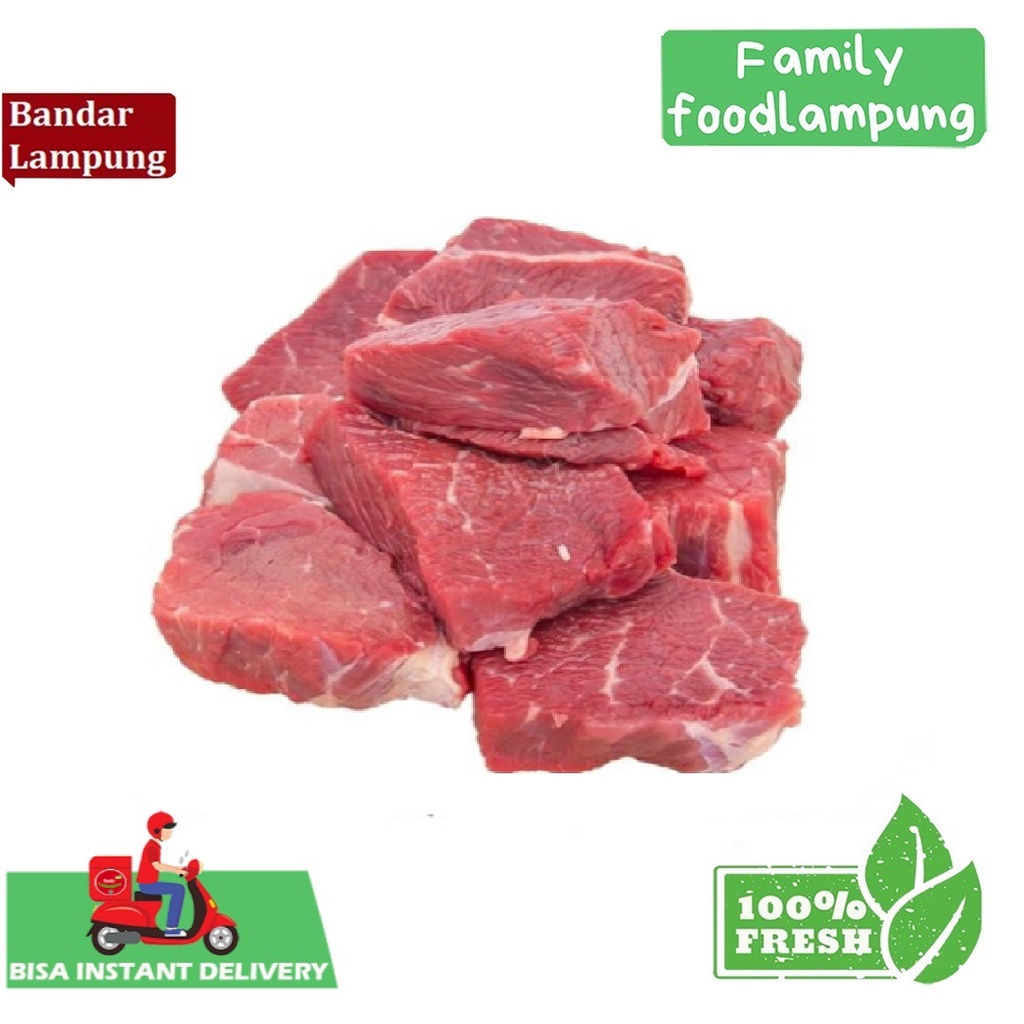 

Daging Sapi Potong Rendang Fresh Lokal 500 gr Family Food Lampung