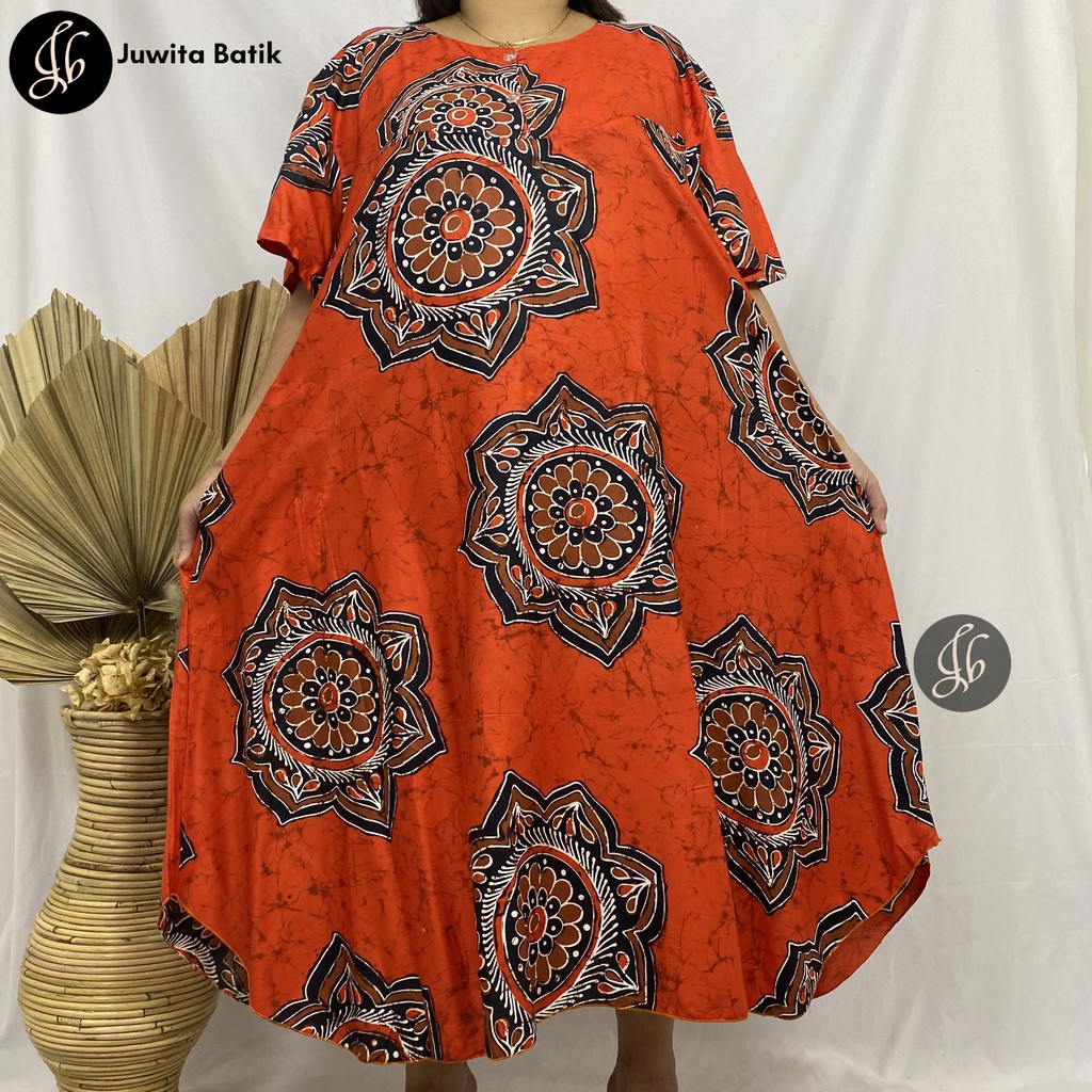 Juwita Batik - Daster Payung Jumbo Busui Friendly LD 130 3XL Super Jumbo Murah Terbaru PART-II