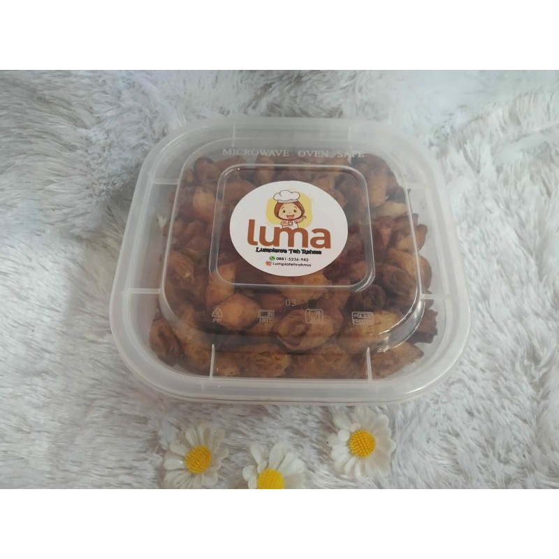 

lumpia kering rasa COKLAT 250gram