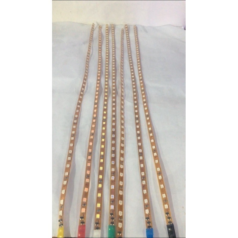 Led Strip Cumi 12 Volt Mobil Motor 45cm Nyala Running