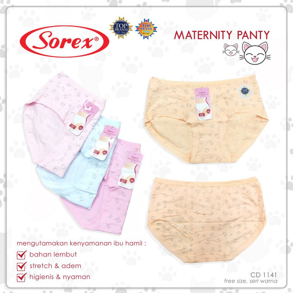 Sorex maternity panty 1141 /celana dalam ibu hamil / pakaian dalam