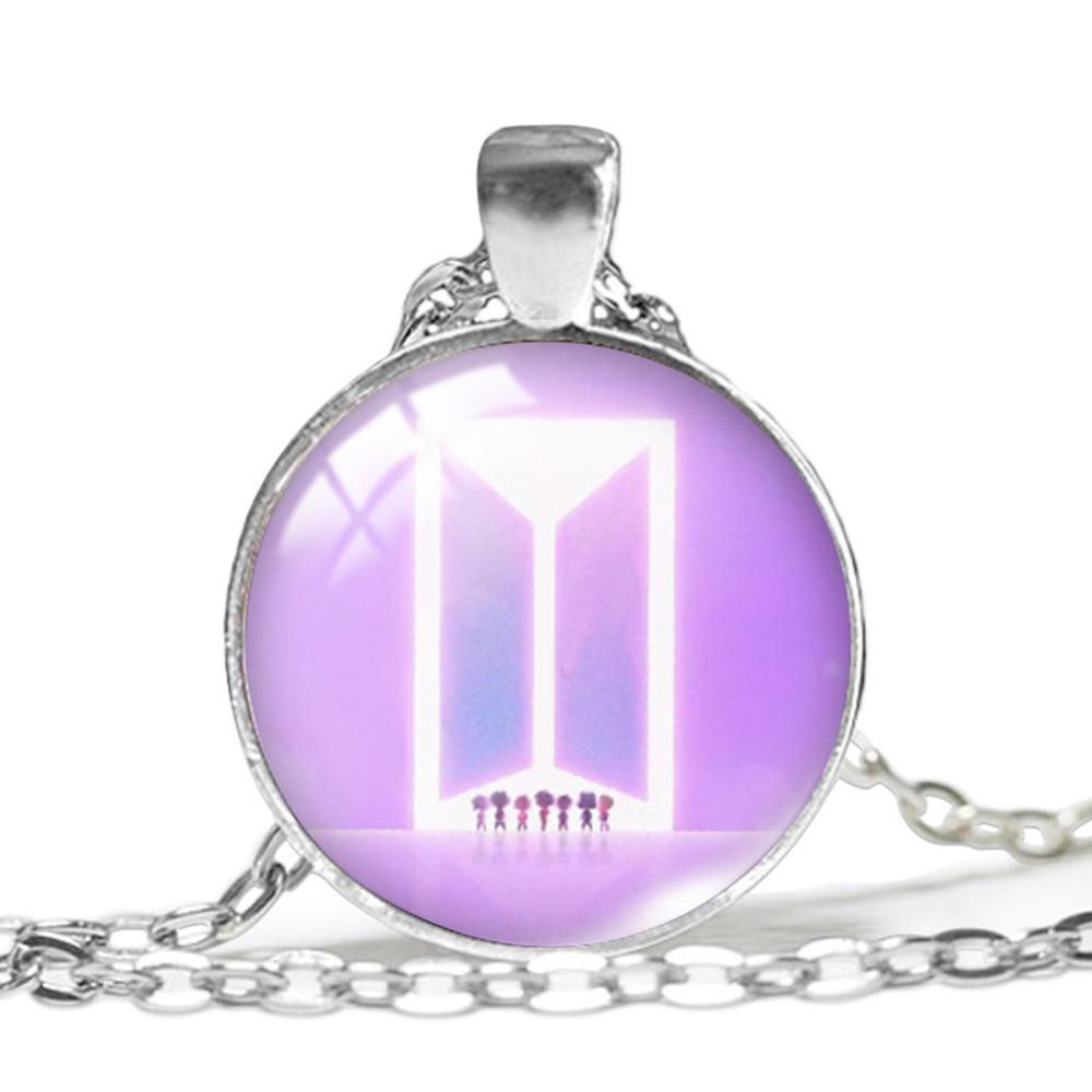 Timekey Kalung Rantai Alloy Liontin KPOP Bangtan Boys BTS Untuk Pria / Wanita E3J4