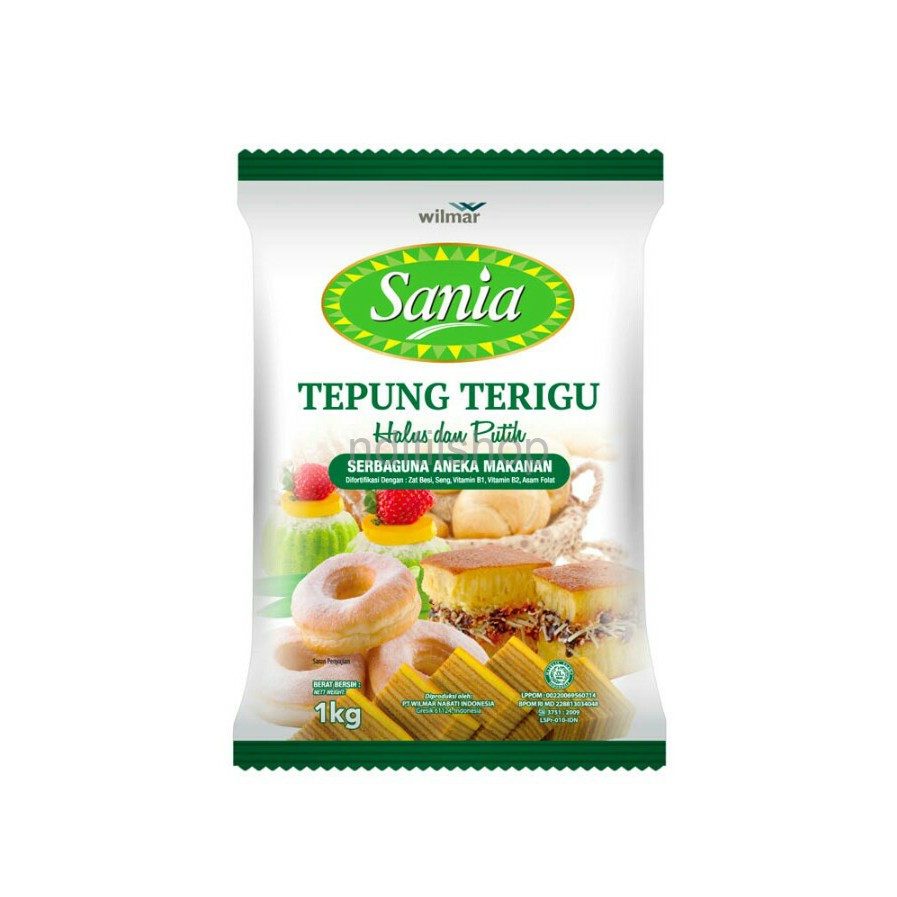 

SANIA Green Tepung Terigu (Serbaguna) 1kg