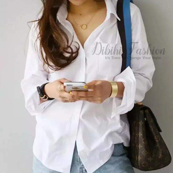 Kemeja Putih Wanita / Kemeja Kerja Wanita / Kemeja formal