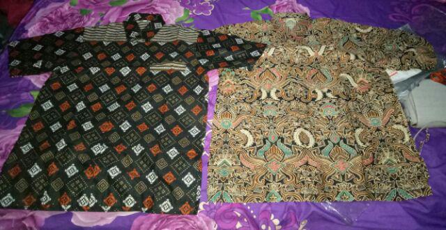 Kemeja Batik Pria Cirebonan M L Xl