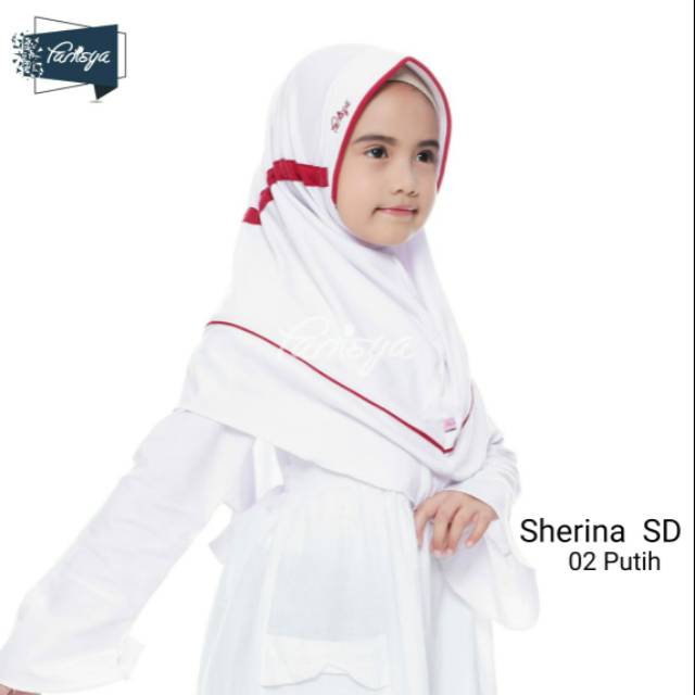 Jilbab anak SD Putih / Bergo sekolah SD / jilbab putih anak