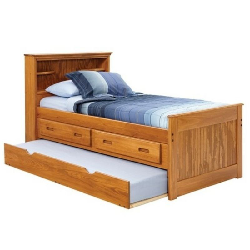 Ranjang Sorong+laci kayu jati custom